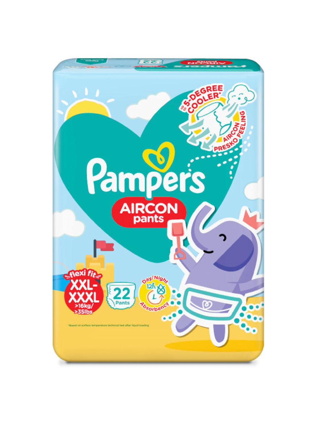 Pampers Aircon Pants Diapers XXL 22s x 1 pack (22 edamama